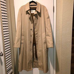 Men's Vintage London Fog Lined Trench Coat
